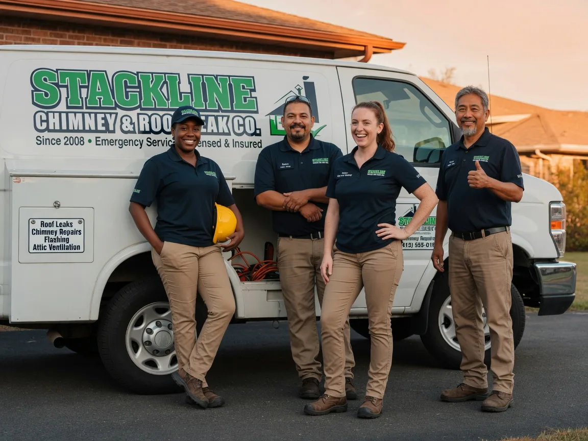 Chimney flashing repair company in Mahomet, IL